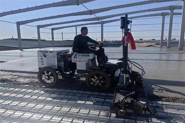 HA100-4D激光整平機鋼筋網(wǎng)施工圖